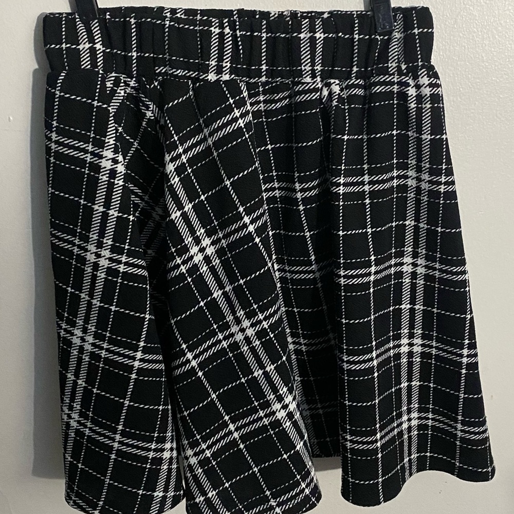 Plaid skater skirt
